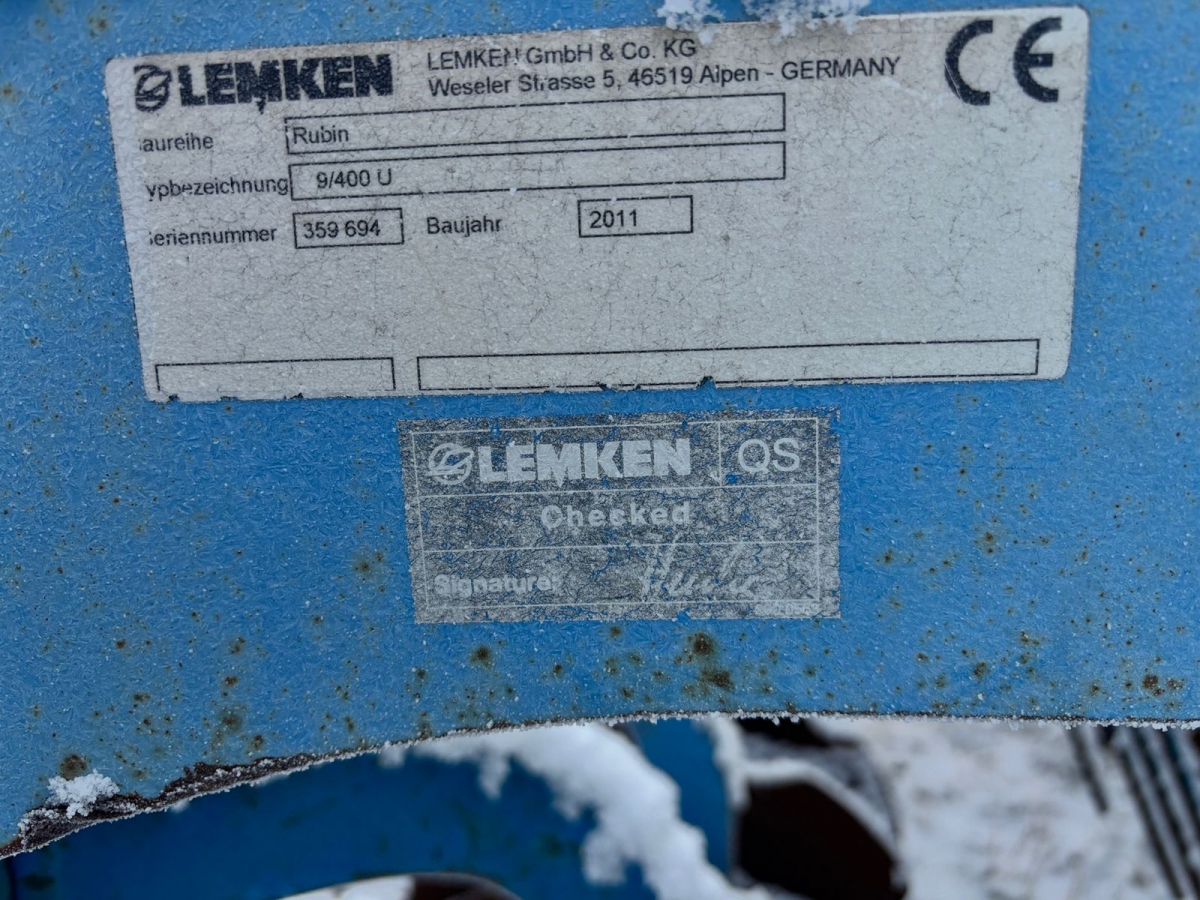 Дисковая борона дискатор Lemken Rubin 9/400 Лемкен Рубин